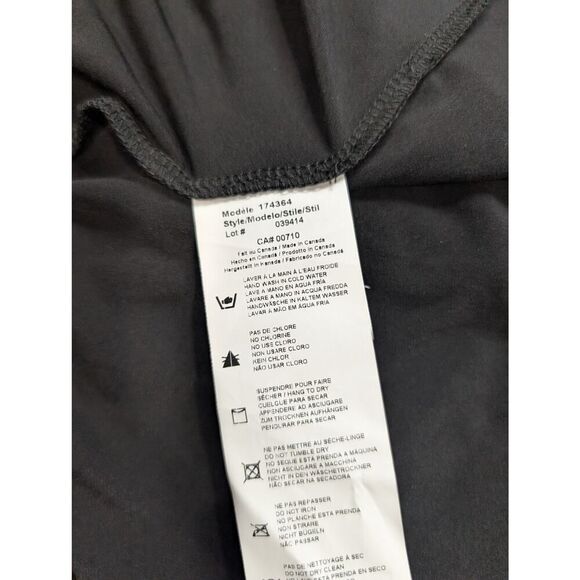 Joseph Ribkoff Top Womens 8 Black Asymmetrical Hem‎ Tunic Velvet Trim - Picture 8 of 12